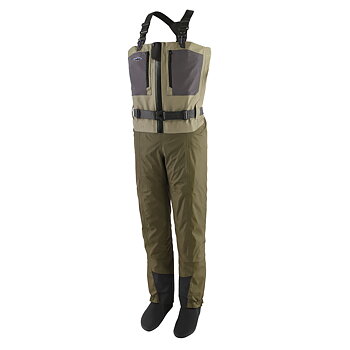 Patagonia Swiftcurrent Traverse Zip Front Vadarbyxor - River Rock Green