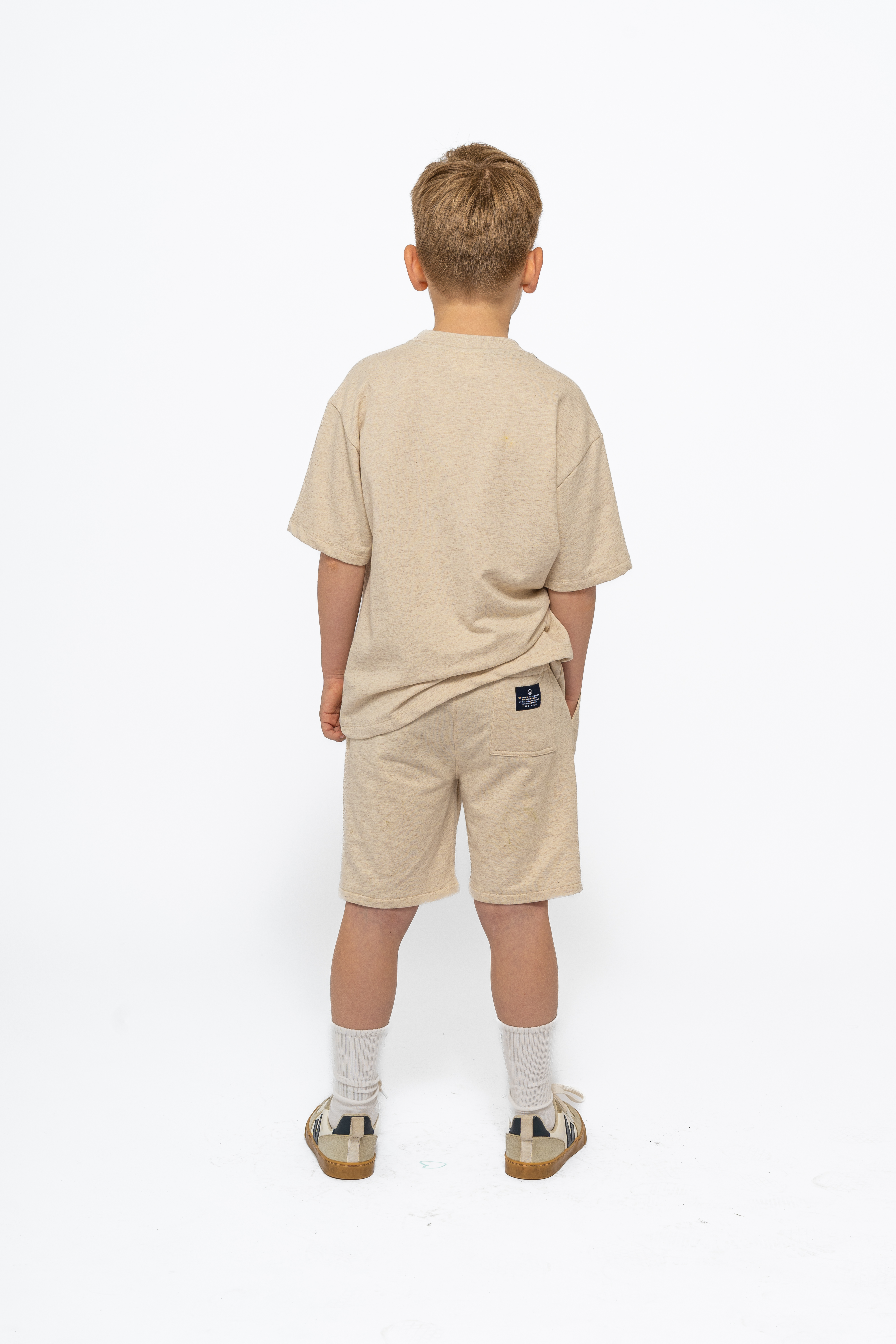 TNNorvalde Sweat Shorts Oatmeal Melange - 4