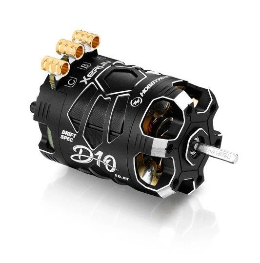 Hobbywing Motor XeRun D10 13.5T Svart Drift BL Sensored