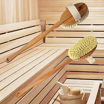 Badborste / Bastuborste i naturmaterial