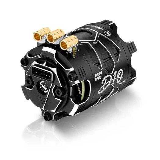 Hobbywing Motor XeRun D10 13.5T Röd Drift BL Sensored - 6