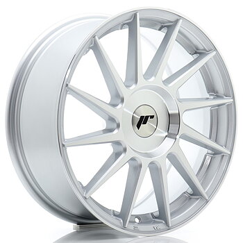17" JR Wheels JR22 - Silver Machined Face