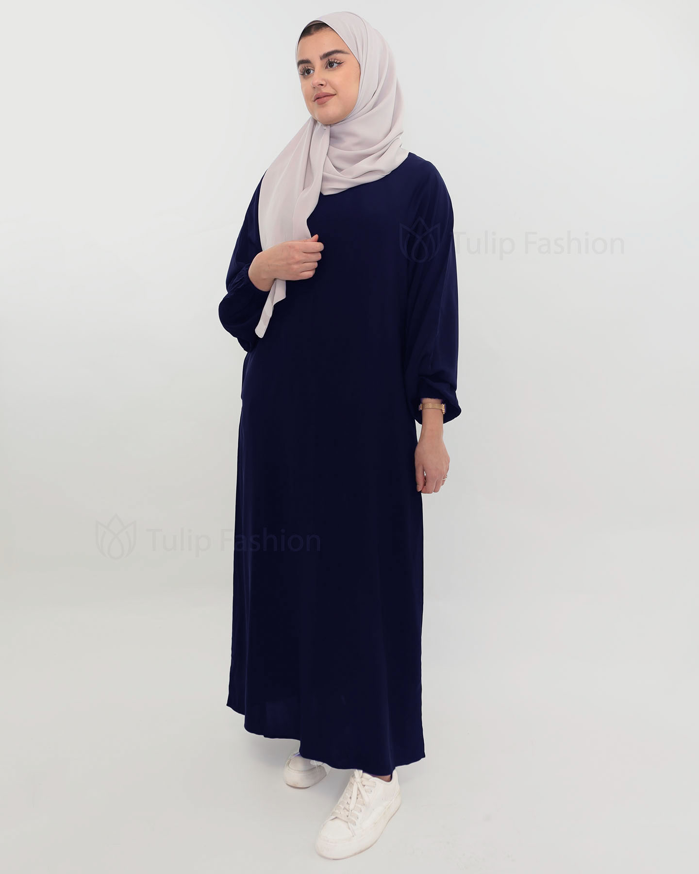 Zaina  Abaya - Midnight Blue - 2