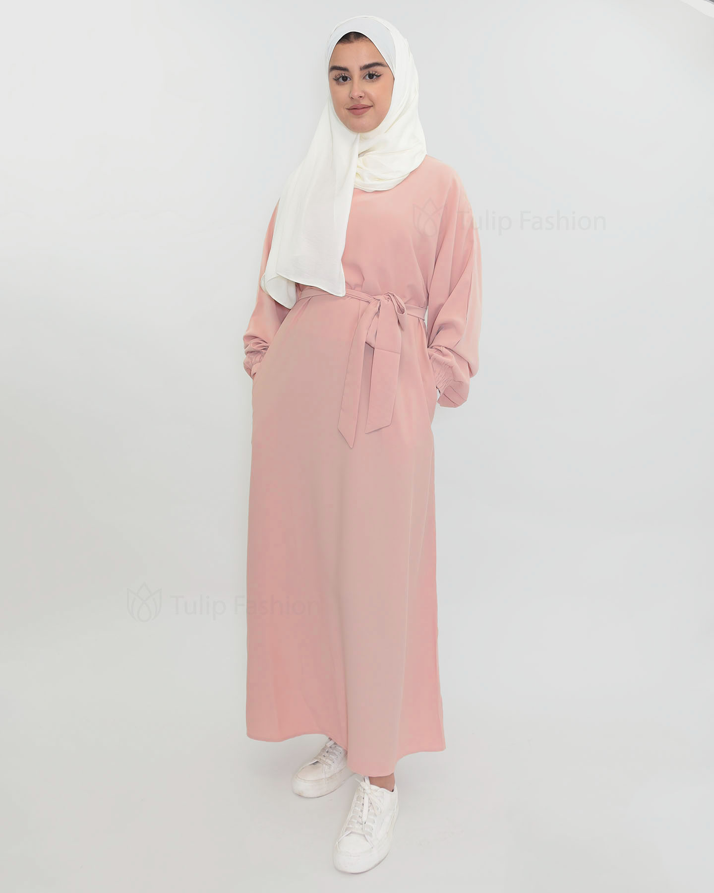 Zaina  Abaya - Rose