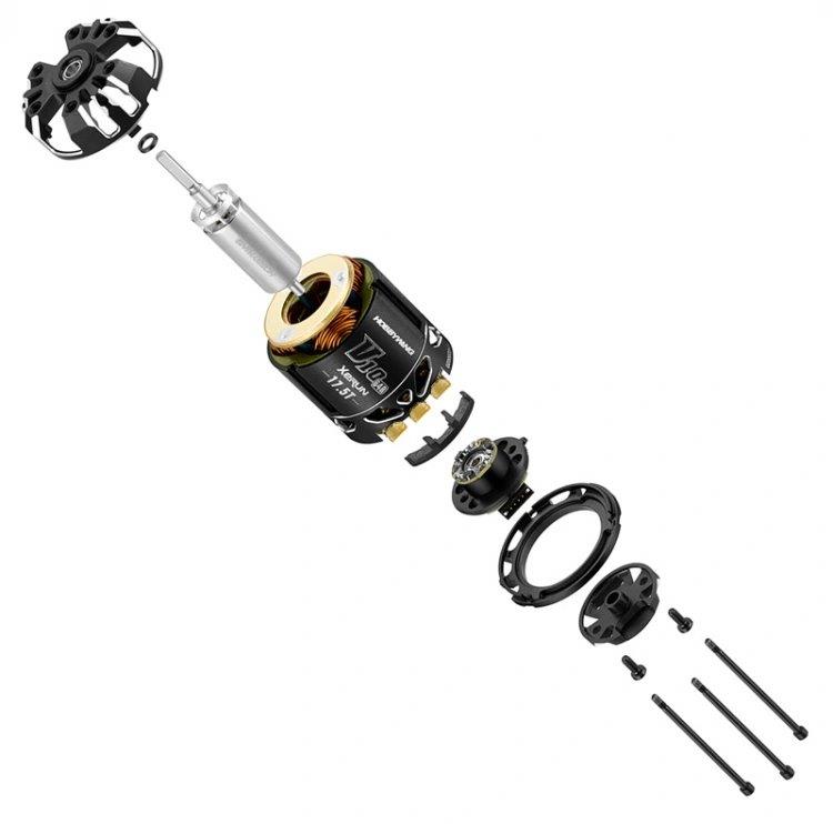 Hobbywing Motor XeRun V10 17.5T Black G4R Stock - 4