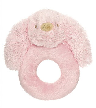 Teddykompaniet -  Lolli Bunnies Skallra, Rosa