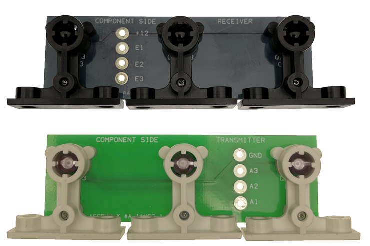 Dracula Castle Lock Opto Transmitter and Receiver Assembly