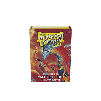 Dragon Shield: Clear - Matte Outer Sleeves - Japanese Size