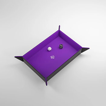 Gamegenic: Magnetic Dice Tray - Black/Purple