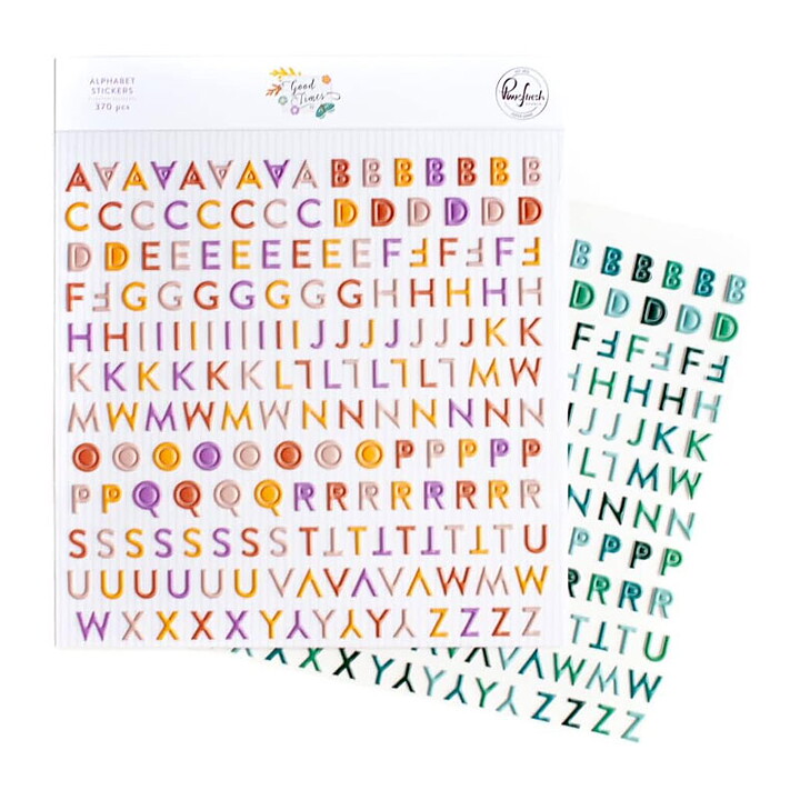 American Crafts Mini Alpha Puffy Stickers - Good Times
