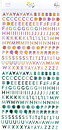 American Crafts Mini Alpha Puffy Stickers - Good Times