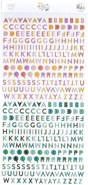 American Crafts Mini Alpha Puffy Stickers - Good Times