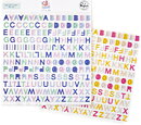 American Crafts Mini Alpha Puffy Stickers - The Simple Things