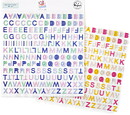 American Crafts Mini Alpha Puffy Stickers - The Simple Things
