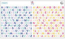 American Crafts Mini Alpha Puffy Stickers - The Simple Things