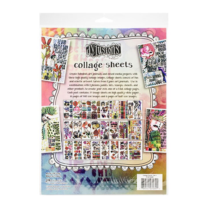 Ranger - Dyan Reaveley's Dylusions Collage Sheets - Set 1