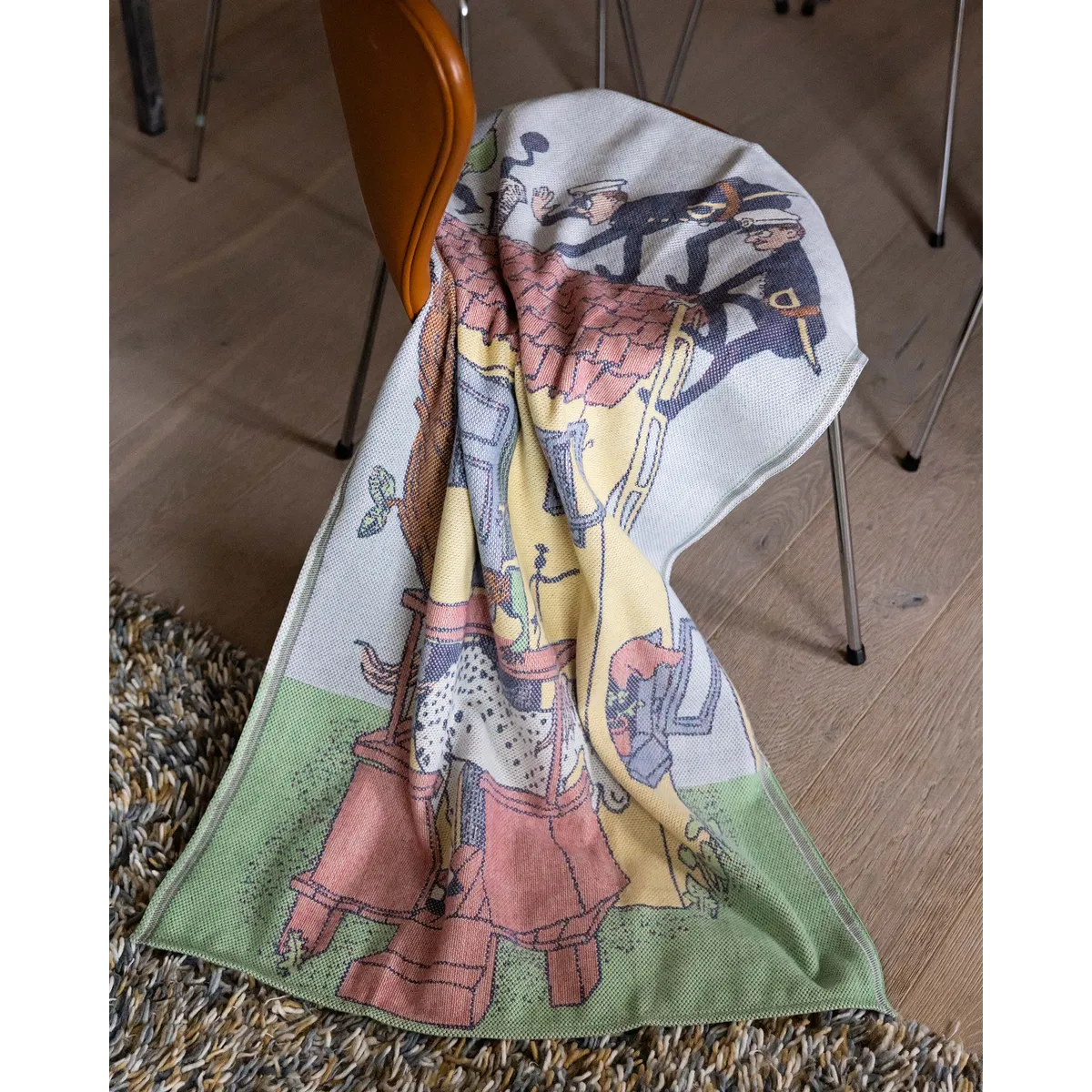 Pippi Långstrump Bebisfilt 72x105 cm - Villa Villekulla - 2