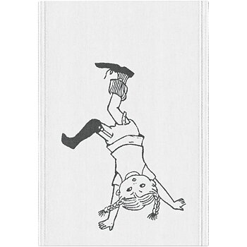 Pippi Långstrump Kökshandduk 35x50 cm - Hoppsan