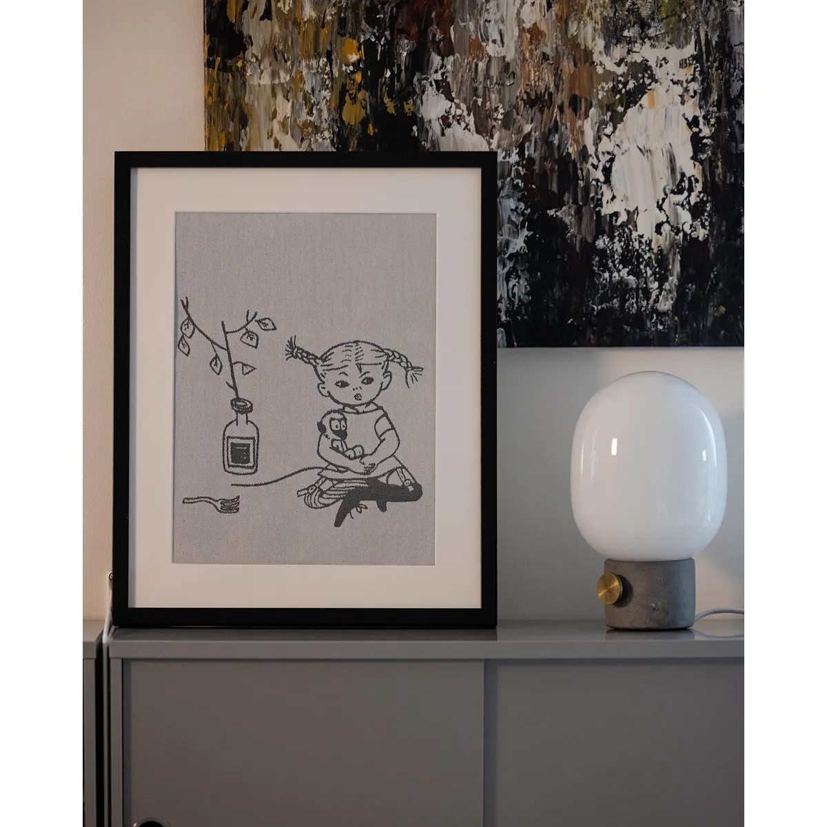 Pippi Långstrump Kökshandduk 35x50 cm - Sockerdricka - 2