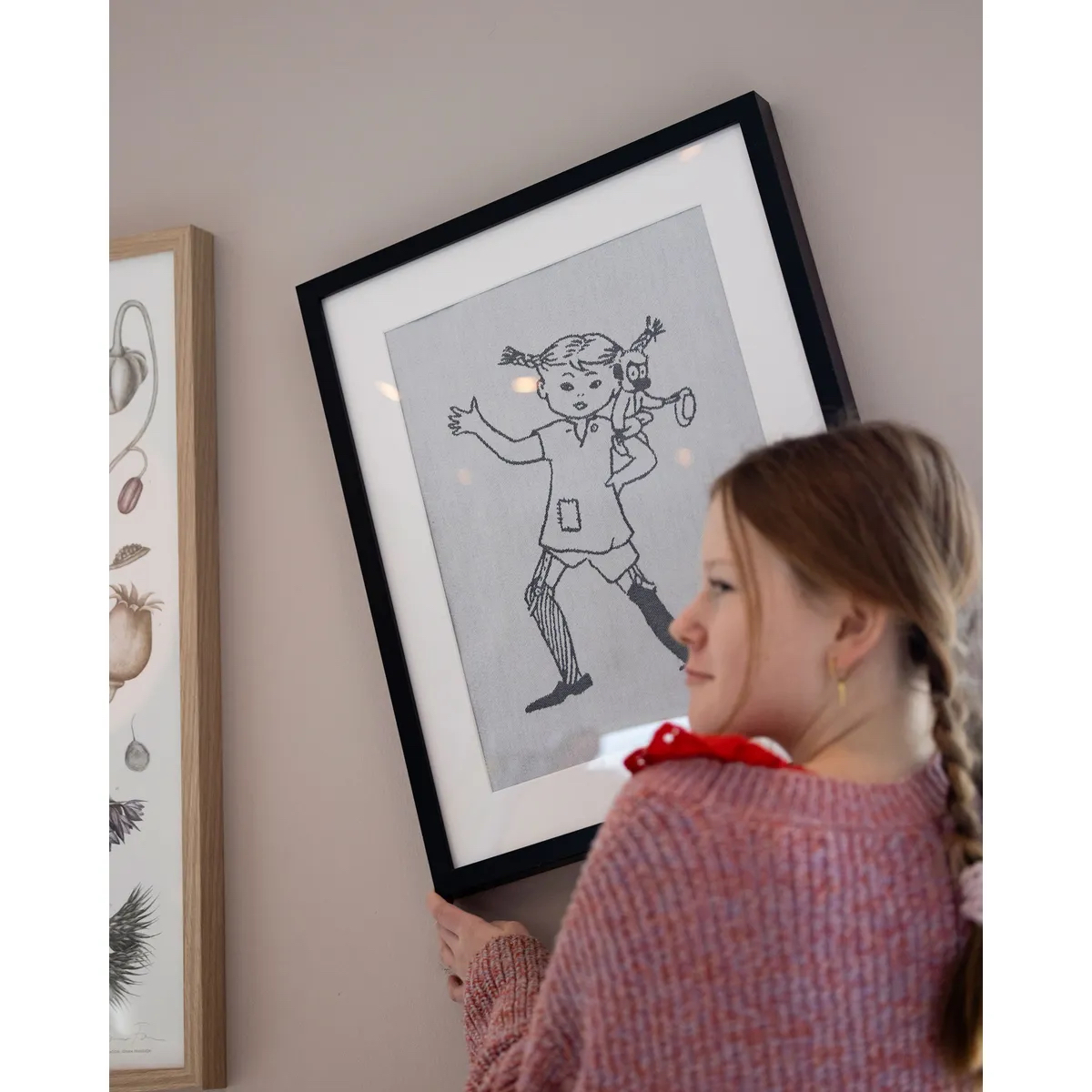 Pippi Långstrump Kökshandduk 35x50 cm - Pippilotta - 2
