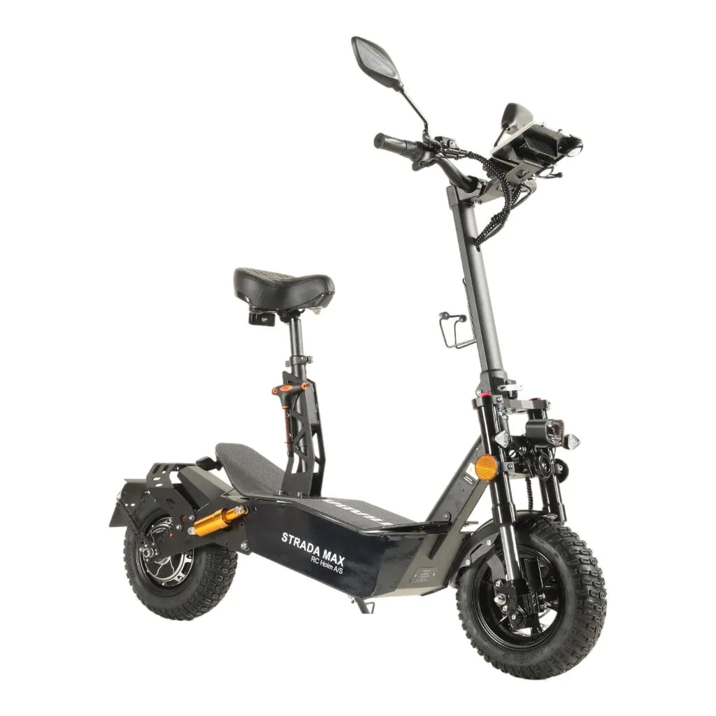 El-scooter med golfbagshållare. Extra kraftig modell - 6