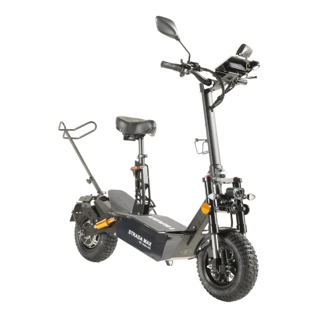 El-scooter med golfbagshållare. Extra kraftig modell - 10