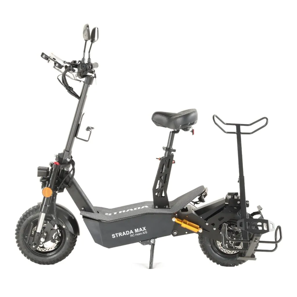 El-scooter med golfbagshållare. Extra kraftig modell - 11