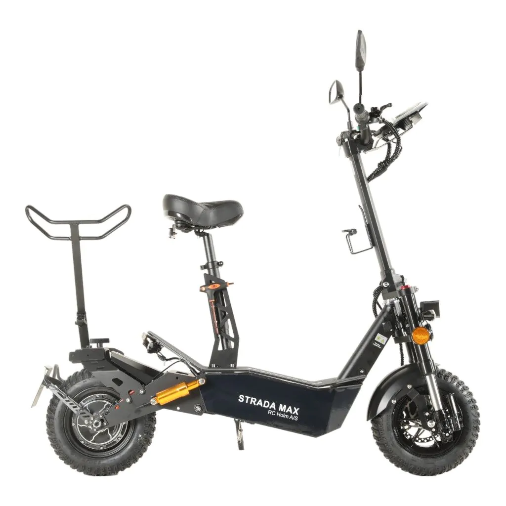 El-scooter med golfbagshållare. Extra kraftig modell - 9