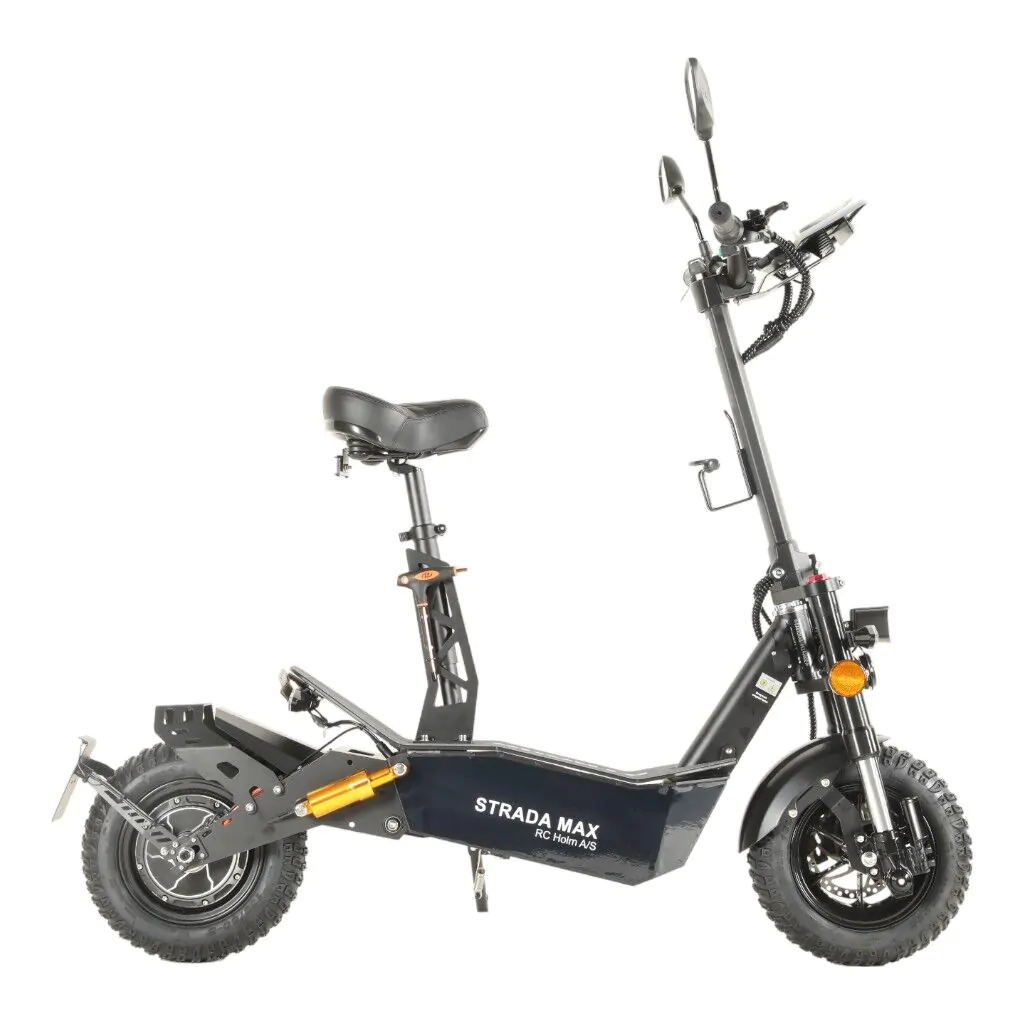 El-scooter med golfbagshållare. Extra kraftig modell - 5