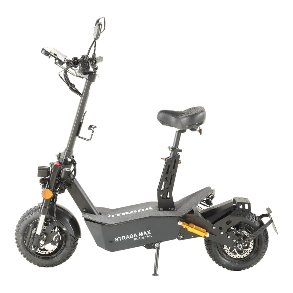 El-scooter med golfbagshållare. Extra kraftig modell - 2