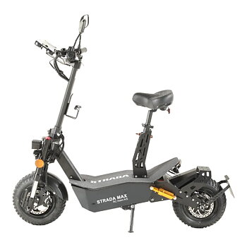 El-scooter med golfbagshållare. Extra kraftig modell