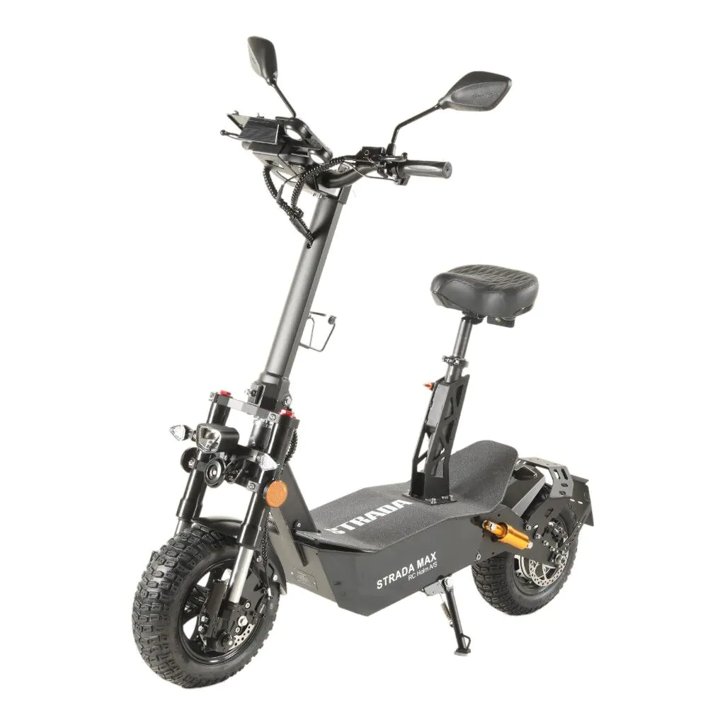 El-scooter med golfbagshållare. Extra kraftig modell - 3