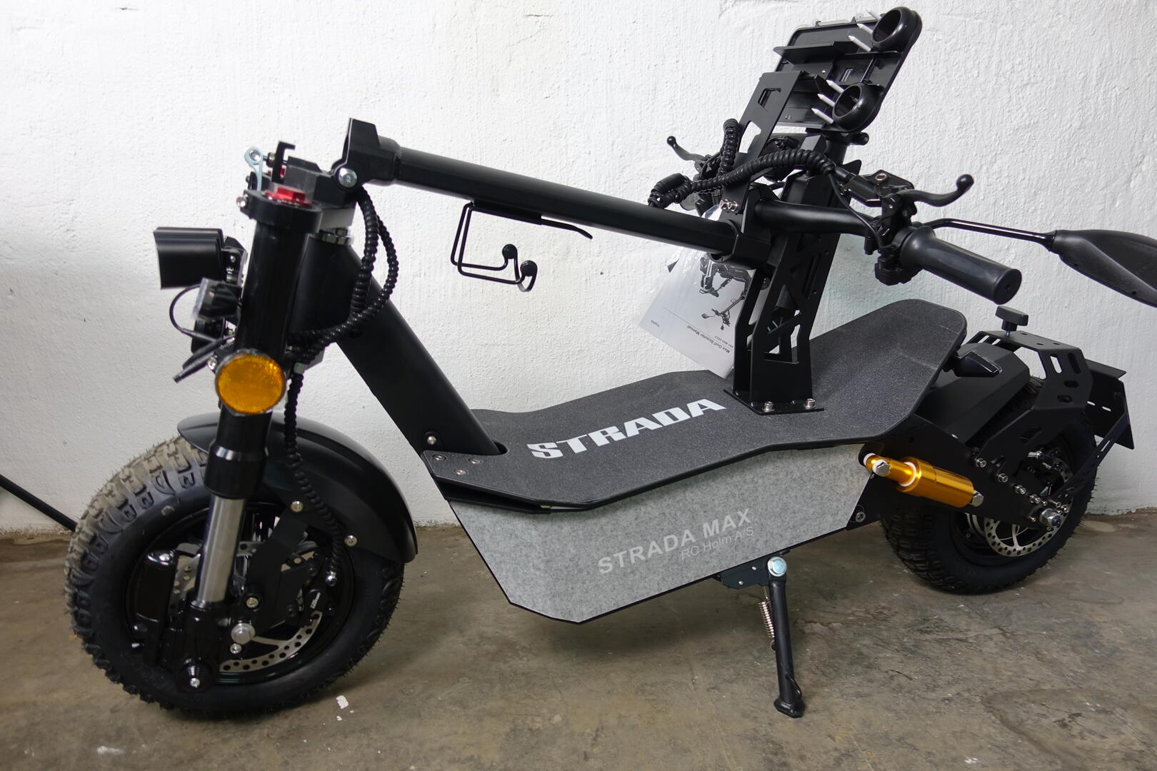 El-scooter med golfbagshållare. Extra kraftig modell - 15