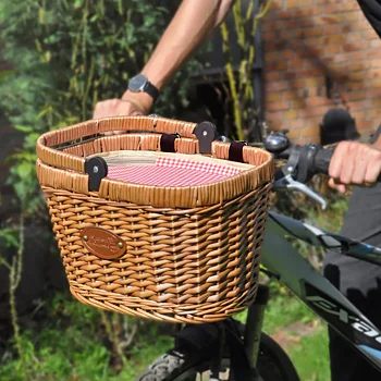 Picknickkorg Cykel Chantilly Rutig röd/vit