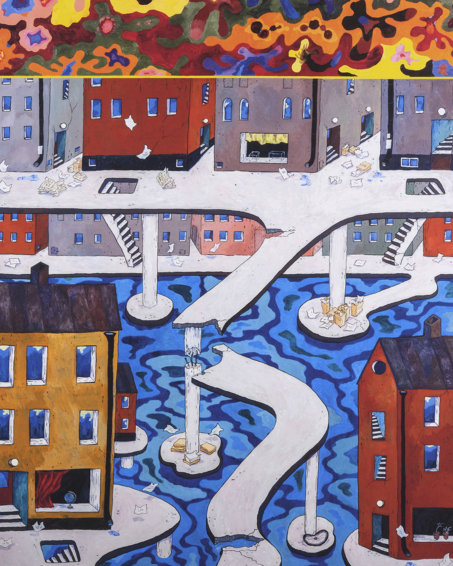 Affisch, Kristina Abelli Elander, Big Lucy in the Sky #2