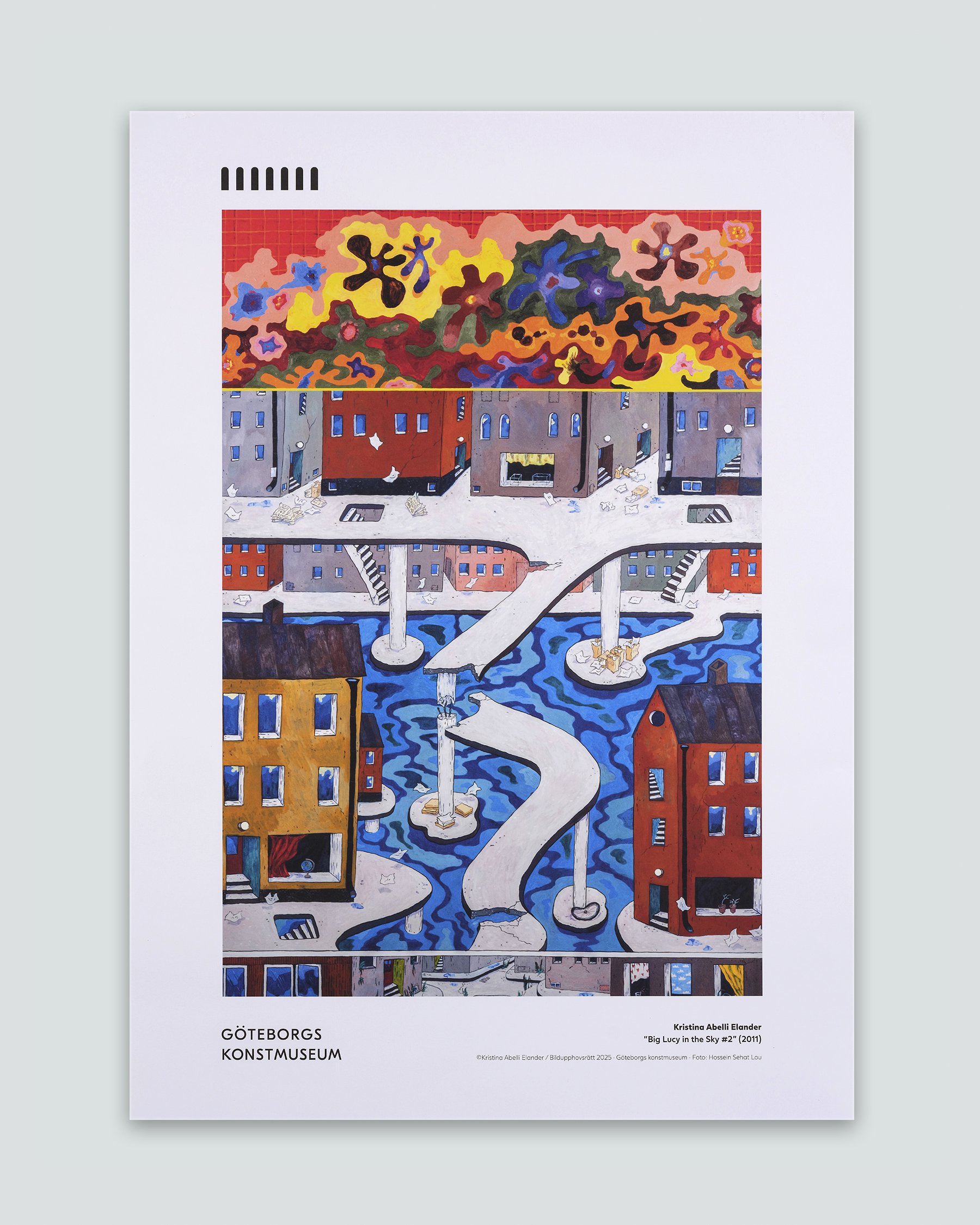 Affisch, Kristina Abelli Elander, Big Lucy in the Sky #2