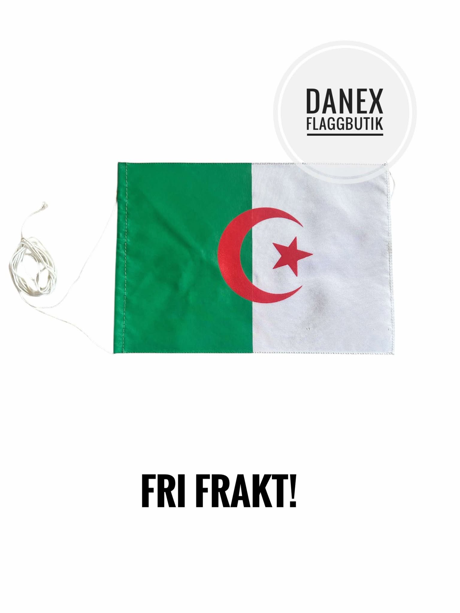 Bordsflagga REA -Algeriet - 12x18 cm