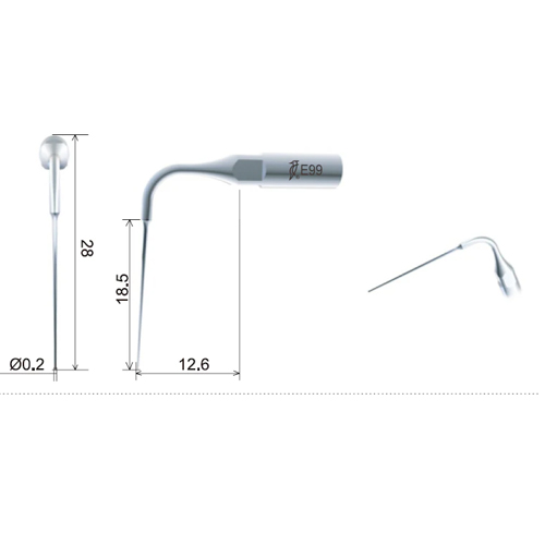 Woodpecker® Endo 3 Tips E99, 1st.