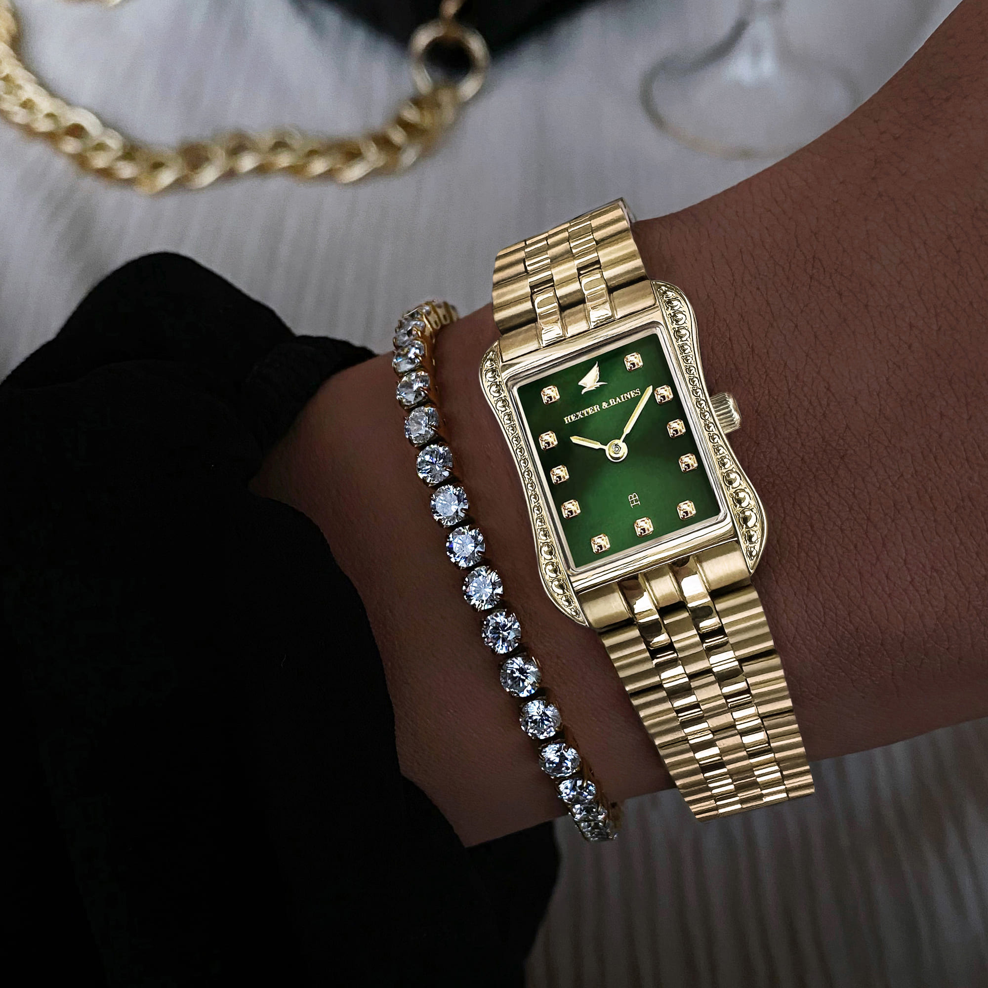 H&B Cronvas, Gold & Green - 9