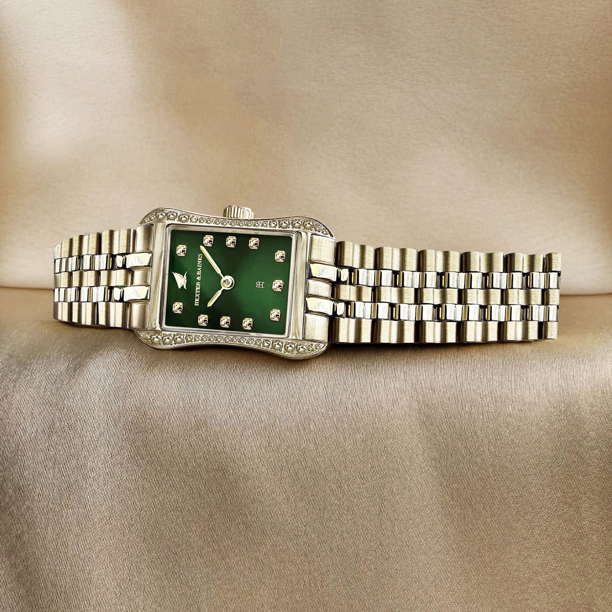 H&B Cronvas, Gold & Green - 4