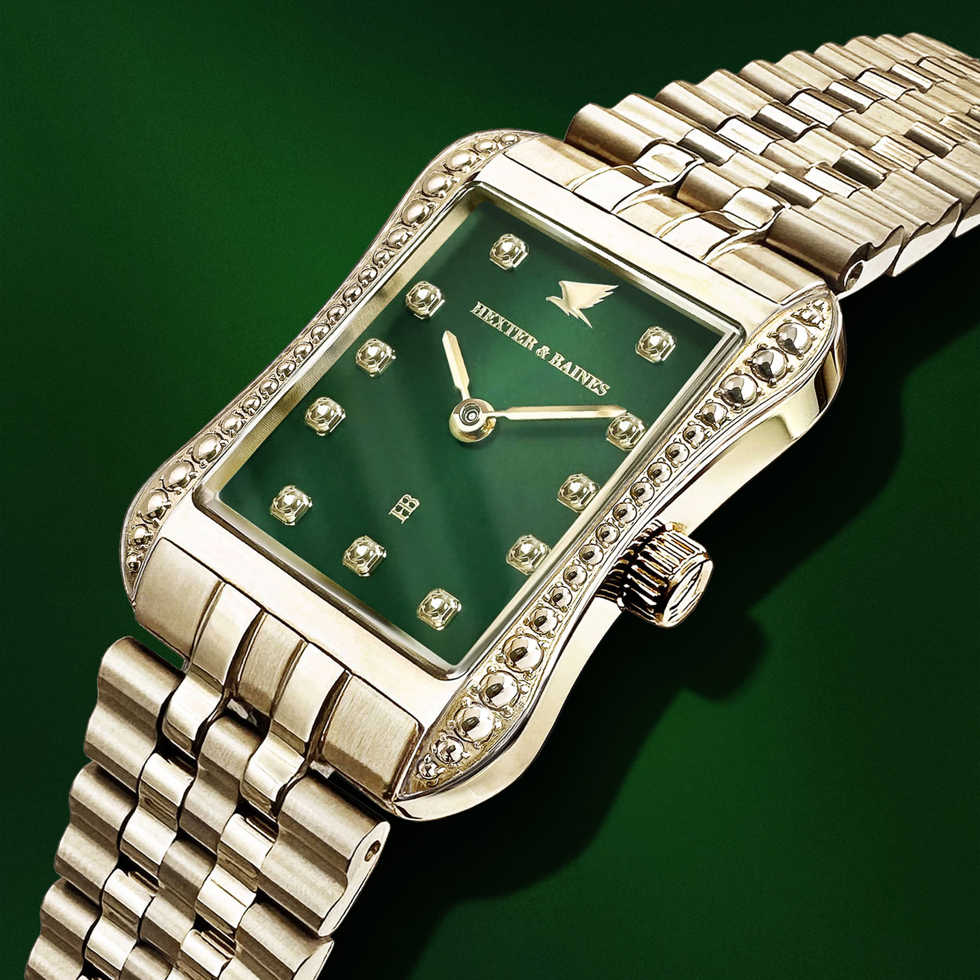 H&B Cronvas, Gold & Green - 2
