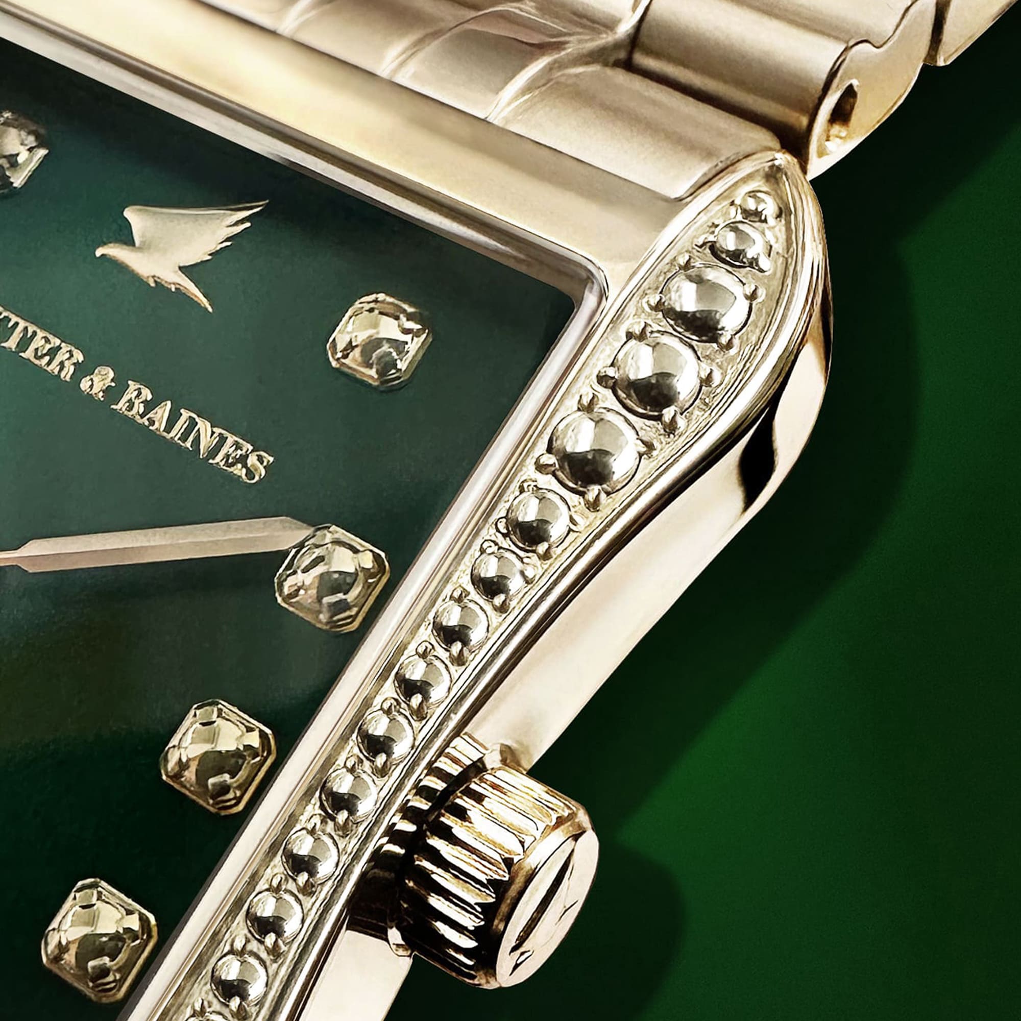 H&B Cronvas, Gold & Green - 7