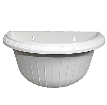 Väggampel 30x15 vit