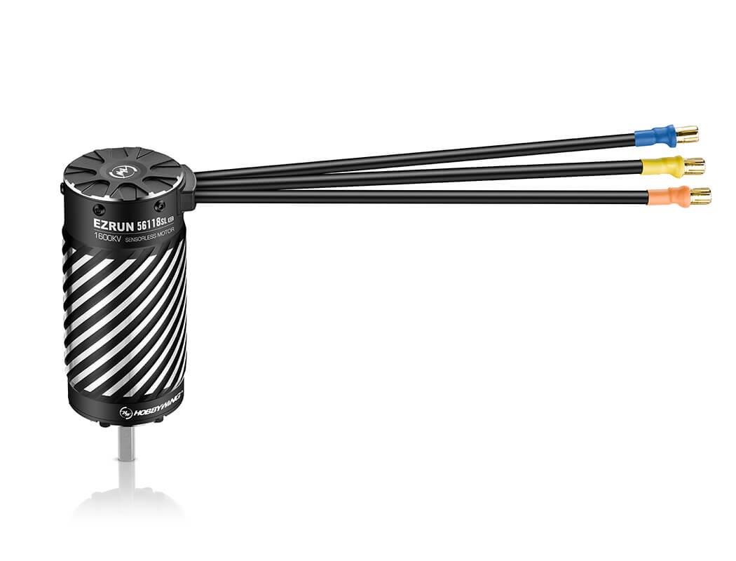 Hobbywing Motor EzRun 56118SL 1600kV Black G2 Sensorlös 1/7-1/8