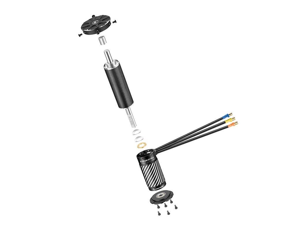 Hobbywing Motor EzRun 56118SL 1600kV Black G2 Sensorlös 1/7-1/8 - 4