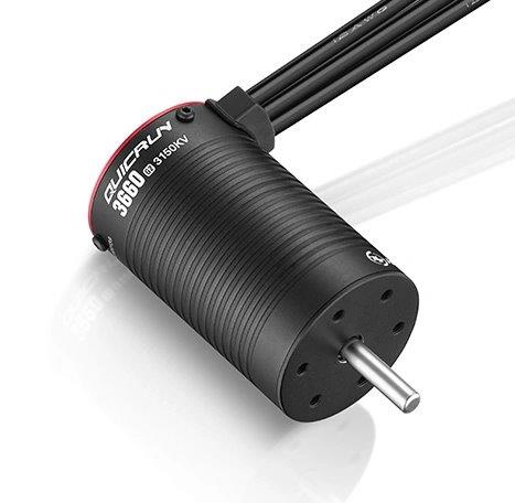 Hobbywing Motor QuicRun 3660SL 3700kV G2 Sensorlös 1/10 (5mm Axel) - 2