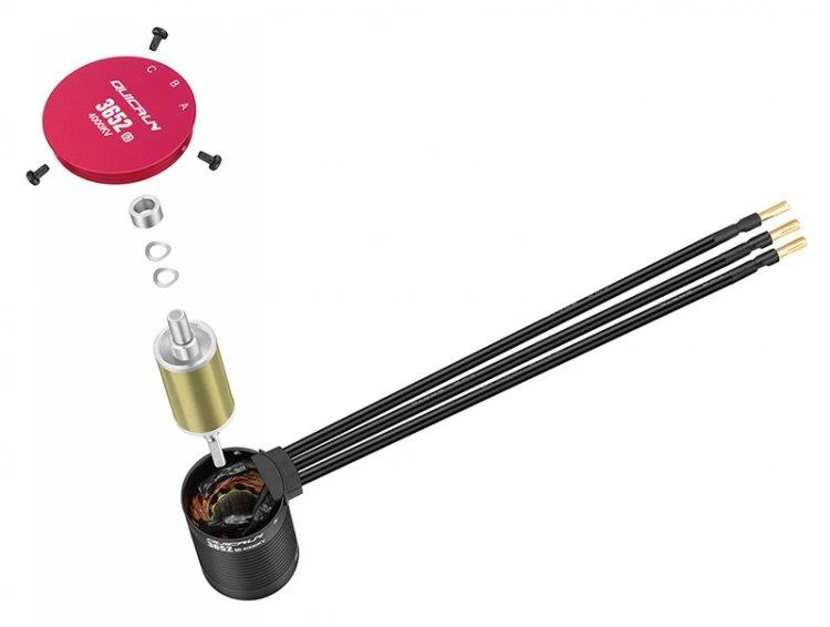 Hobbywing Motor QuicRun 3660SL 3700kV G2 Sensorlös 1/10 (5mm Axel) - 5