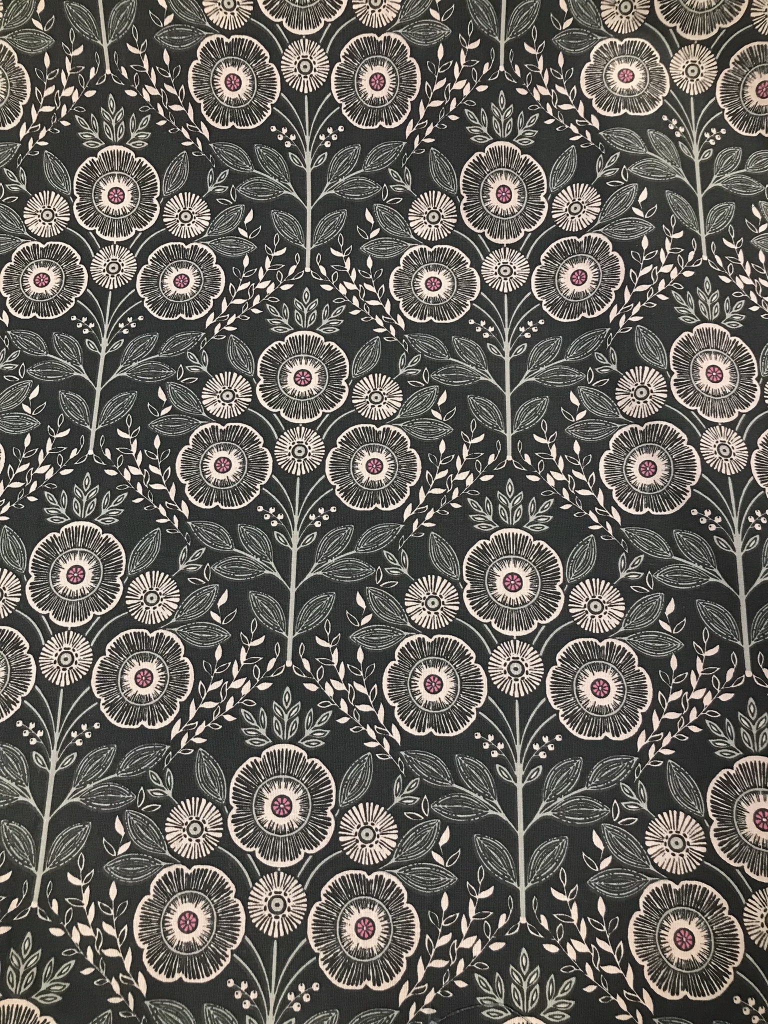 Sibylle Blommig Bomulls Poplin - 2