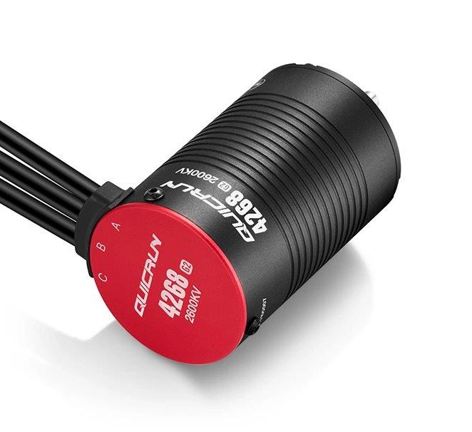 Hobbywing Motor QuicRun 4268SL 2600kV G2 Sensorlös 1/8 - 2