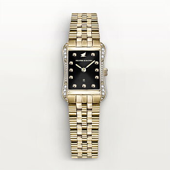 H&B Cronvas Pavé, Gold & Black